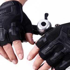 Leather gloves warm men's suede